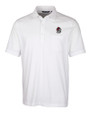 Georgia Bulldogs Cutter & Buck Advantage Tri-Blend Jersey Mens Big and Tall Pocket Polo White Mannequin
