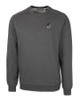 Georgia Bulldogs Cutter & Buck Saturday Cotton Blend Mens Crew Neck Sweatshirt Charcoal Heather Mannequin