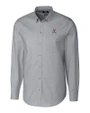 Virginia Cavaliers Cutter & Buck Stretch Oxford Mens Long Sleeve Dress Shirt Charcoal Mannequin