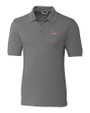 Gonzaga Bulldogs Cutter & Buck Advantage Eco Tri-Blend Pique Mens Big and Tall Polo Elemental Grey Mannequin