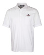 Gonzaga Bulldogs Cutter & Buck Advantage Tri-Blend Jersey Mens Big and Tall Pocket Polo White Mannequin