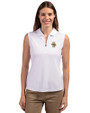 Idaho Vandals Cutter & Buck Forge Stretch Womens Sleeveless Polo White Front