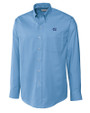 North Carolina Tar Heels Cutter & Buck Epic Easy Care Nailshead Mens Big and Tall Long Sleeve Dress Shirt Atlas Light Blue Mannequin