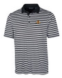Iowa State Cyclones Cutter & Buck Mens Forge Polo Multi Stripe Black Mannequin