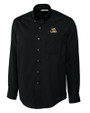 LSU Tigers Cutter & Buck Epic Easy Care Fine Twill Mens Long Sleeve Dress Shirt Black Mannequin