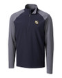 Marquette Golden Eagles Cutter & Buck Response Lightweight Hybrid Quarter Zip Mens Pullover Windbreaker Liberty Navy Mannequin