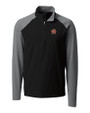 Maryland Terrapins Cutter & Buck Response Lightweight Hybrid Quarter Zip Mens Pullover Windbreaker Black Mannequin
