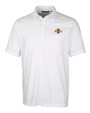 Iowa State Cyclones Cutter & Buck Advantage Tri-Blend Jersey Mens Pocket Polo White Mannequin