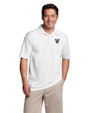 Villanova Wildcats Cutter & Buck CB Drytec Genre Textured Solid Mens Big and Tall Polo White Front