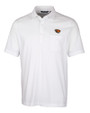 Oregon State Beavers Cutter & Buck Advantage Tri-Blend Jersey Mens Big and Tall Pocket Polo White Mannequin