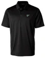 South Florida Bulls Cutter & Buck Prospect Eco Textured Stretch Recycled Mens Big & Tall Polo Black Mannequin