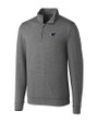 Penn State Nittany Lions Cutter & Buck Shoreline Heathered Quarter Zip Mens Big and Tall Pullover Charcoal Heather Mannequin