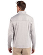 Tennessee Volunteers Cutter & Buck Stealth Hybrid Quilted Mens Big and Tall Full Zip Windbreaker Jacket Polished Medium Gray Back