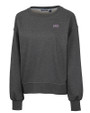 TCU Horned Frogs Cutter & Buck Saturday Cotton Blend Womens Crew Neck Sweatshirt Charcoal Heather Mannequin