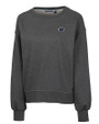 Penn State Nittany Lions Cutter & Buck Saturday Cotton Blend Womens Crew Neck Sweatshirt Charcoal Heather Mannequin
