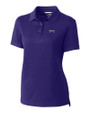 TCU Horned Frogs Cutter & Buck Advantage Eco Tri-Blend Pique Womens Polo College Purple Mannequin