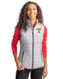 Tennessee Volunteers Cutter & Buck Rainier PrimaLoft® Womens Eco Insulated Full Zip Puffer Vest Polished Medium Gray Front