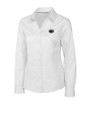 Penn State Nittany Lions Cutter & Buck Epic Easy Care Fine Twill Womens Long Sleeve Dress Shirt White Mannequin