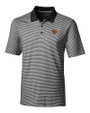 Oregon State Beavers Cutter & Buck Forge Tonal Stripe Stretch Mens Polo Black Mannequin