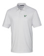 South Florida Bulls Cutter & Buck Pike Double Dot Print Stretch Mens Polo White Mannequin