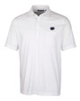Penn State Nittany Lions Cutter & Buck Advantage Tri-Blend Jersey Mens Pocket Polo White Mannequin