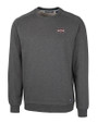 Mississippi State Bulldogs Cutter & Buck Saturday Cotton Blend Mens Crew Neck Sweatshirt Charcoal Heather Mannequin