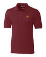 Minnesota Golden Gophers Cutter & Buck Advantage Eco Tri-Blend Pique Mens Polo Bordeaux Mannequin