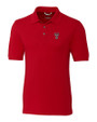 Texas Tech Red Raiders Cutter & Buck Advantage Eco Tri-Blend Pique Mens Polo Red Mannequin