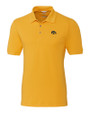 Iowa Hawkeyes Cutter & Buck Advantage Eco Tri-Blend Pique Mens Polo College Gold Mannequin