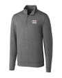 Mississippi State Bulldogs Cutter & Buck Shoreline Heathered Quarter Zip Mens Pullover Charcoal Heather Mannequin