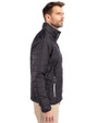 Stanford Cardinal  Cutter & Buck Rainier PrimaLoft® Mens Eco Insulated Full Zip Puffer Jacket Black Side