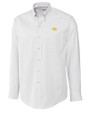 Iowa Hawkeyes Cutter & Buck Epic Easy Care Nailshead Mens Long Sleeve Dress Shirt White Mannequin