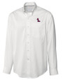 Ole Miss Rebels Cutter & Buck Epic Easy Care Fine Twill Mens Long Sleeve Dress Shirt White Mannequin