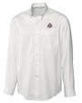 Ohio State Buckeyes - Cutter & Buck Epic Easy Care Fine Twill Mens Long Sleeve Dress Shirt White Mannequin