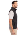 South Florida Bulls Cutter & Buck Stealth Hybrid Quilted Mens Big and Tall Windbreaker Vest Black Side