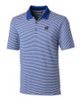 Memphis Tigers Cutter & Buck Forge Tonal Stripe Stretch Mens Big and Tall Polo Tour Blue Mannequin