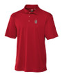 Stanford Cardinal  Cutter & Buck CB Drytec Genre Textured Solid Mens Big and Tall Polo Cardinal Red Mannequin