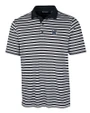 Memphis Tigers Cutter & Buck Big & Tall Forge Polo Multi Stripe Black Mannequin