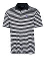 Northwestern Wildcats Cutter & Buck Big & Tall Forge Polo Multi Stripe Black Mannequin