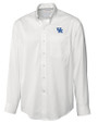 Kentucky Wildcats Cutter & Buck Epic Easy Care Fine Twill Mens Long Sleeve Dress Shirt White Mannequin