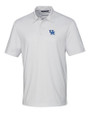Kentucky Wildcats Cutter & Buck Pike Double Dot Print Stretch Mens Polo White Mannequin
