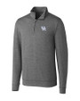 Kentucky Wildcats Cutter & Buck Shoreline Heathered Quarter Zip Mens Pullover Charcoal Heather Mannequin