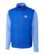 Kentucky Wildcats Cutter & Buck Stealth Hybrid Quilted Mens Full Zip Windbreaker Jacket Chelan Blue Mannequin