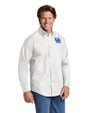 Kentucky Wildcats Cutter & Buck Epic Easy Care Fine Twill Mens Big and Tall Dress Shirt White Front