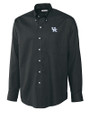Kentucky Wildcats Cutter & Buck Epic Easy Care Nailshead Mens Long Sleeve Dress Shirt Black Mannequin