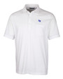 Air Force Falcons Cutter & Buck Advantage Tri-Blend Jersey Mens Pocket Polo White Mannequin