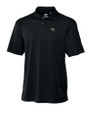 Wake Forest Demon Deacons Cutter & Buck Genre Textured Solid Mens Polo BL_MANN_HG 