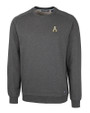 Appalachian State Mountaineers Cutter & Buck Saturday Cotton Blend Mens Crew Neck Sweatshirt Charcoal Heather Mannequin