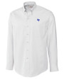 Air Force Falcons Cutter & Buck Epic Easy Care Nailshead Mens Big and Tall Long Sleeve Dress Shirt White Mannequin