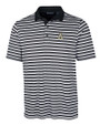Appalachian State Mountaineers Cutter & Buck Big & Tall Forge Polo Multi Stripe Black Mannequin